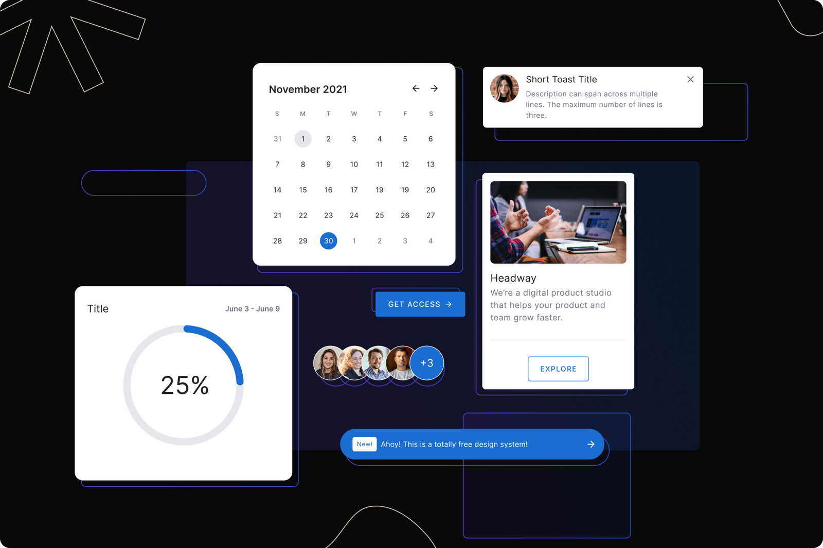 Shipwright UI kit components