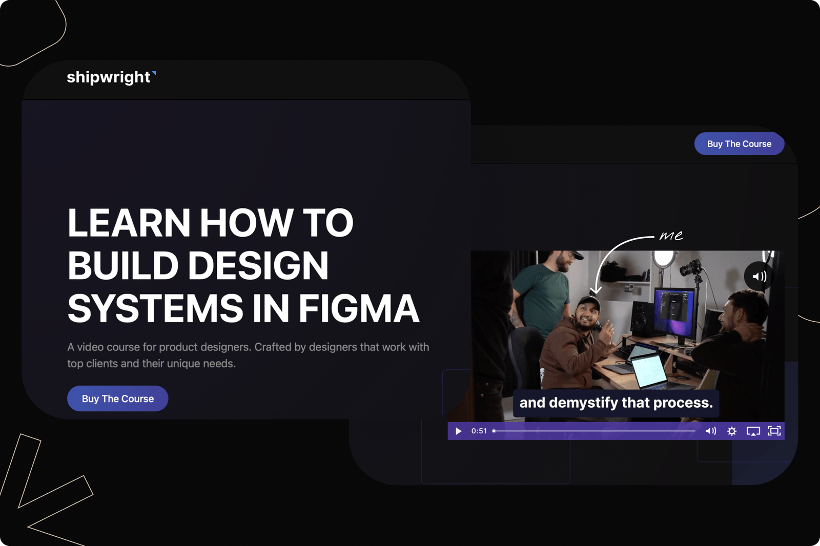 Shipwright design systems course page